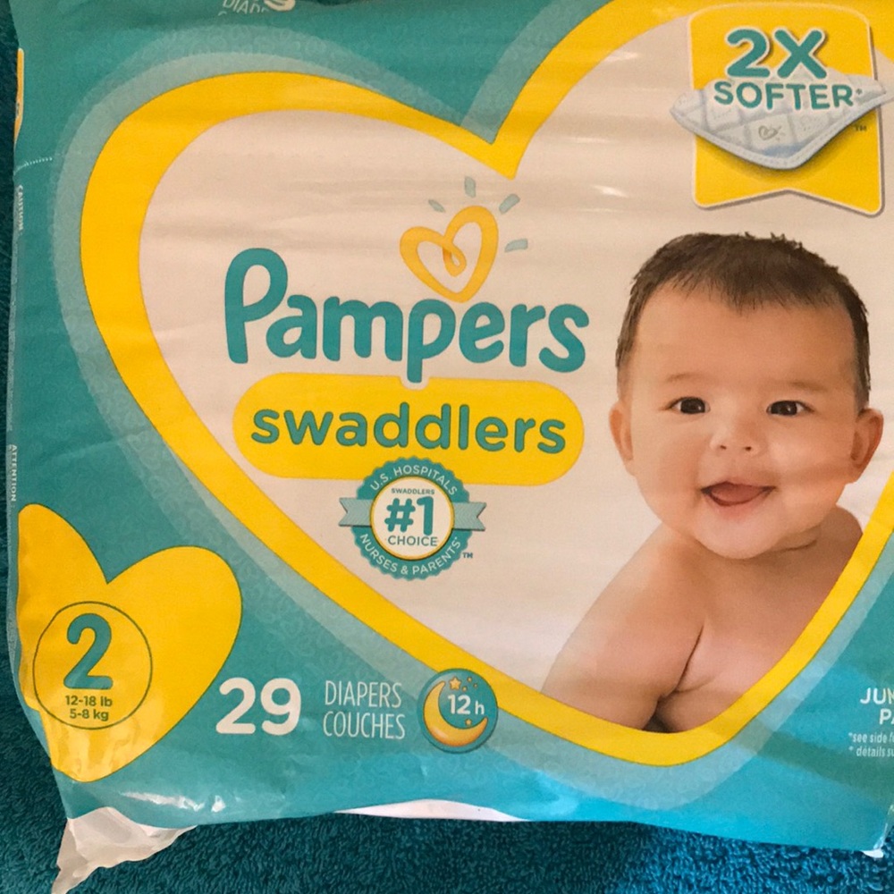 Pampers size 2 diapers